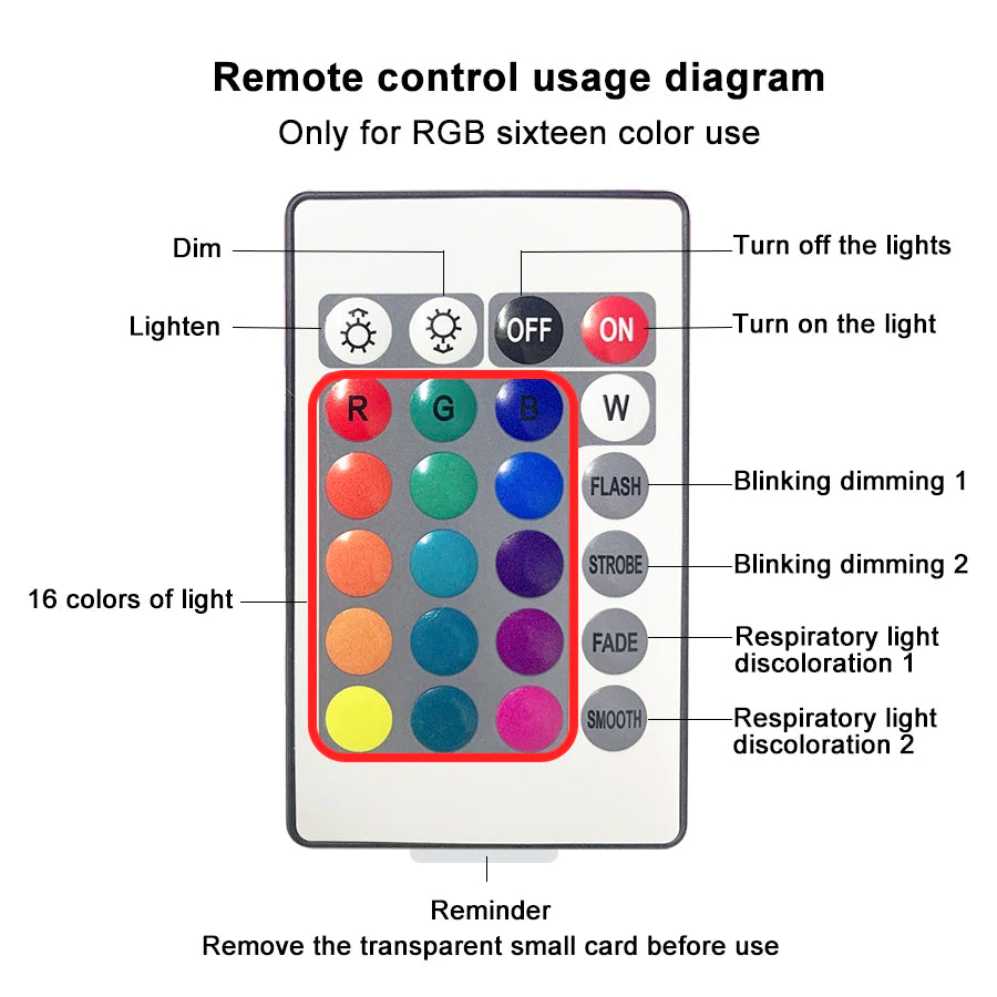 Lámpara Proyector Rotativa – Efecto Agua y Llama, 3/16 Colores, Luz Ambiental