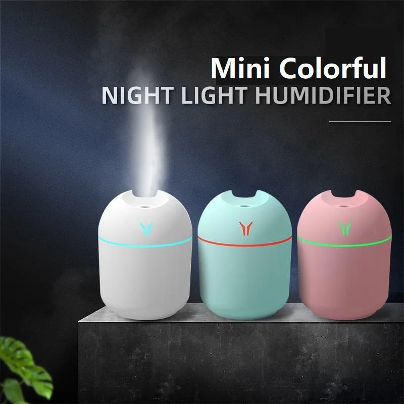 Mini Difusor USB 250ML – Aromaterapia con Niebla Fina y Luz LED Ambiental